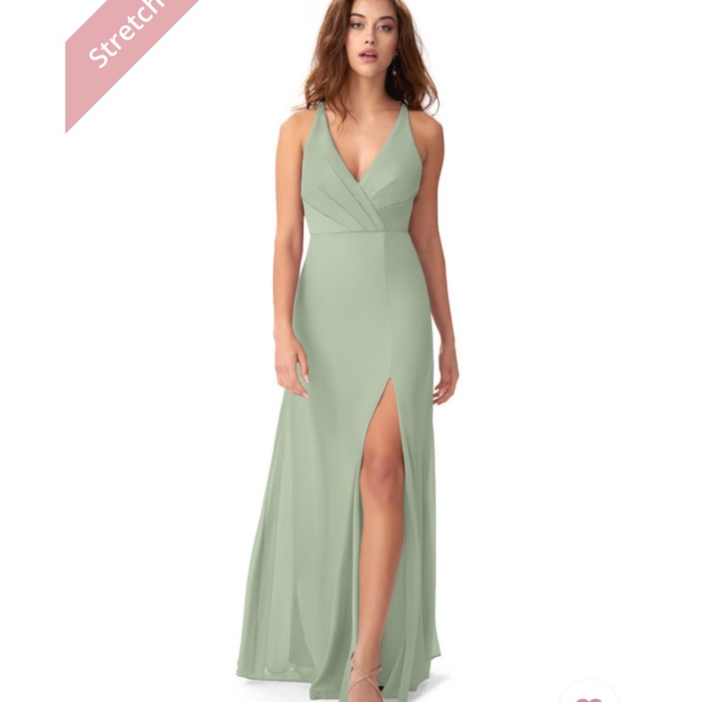 Azazie Skye Bridesmaids Dress in Dusty Sage